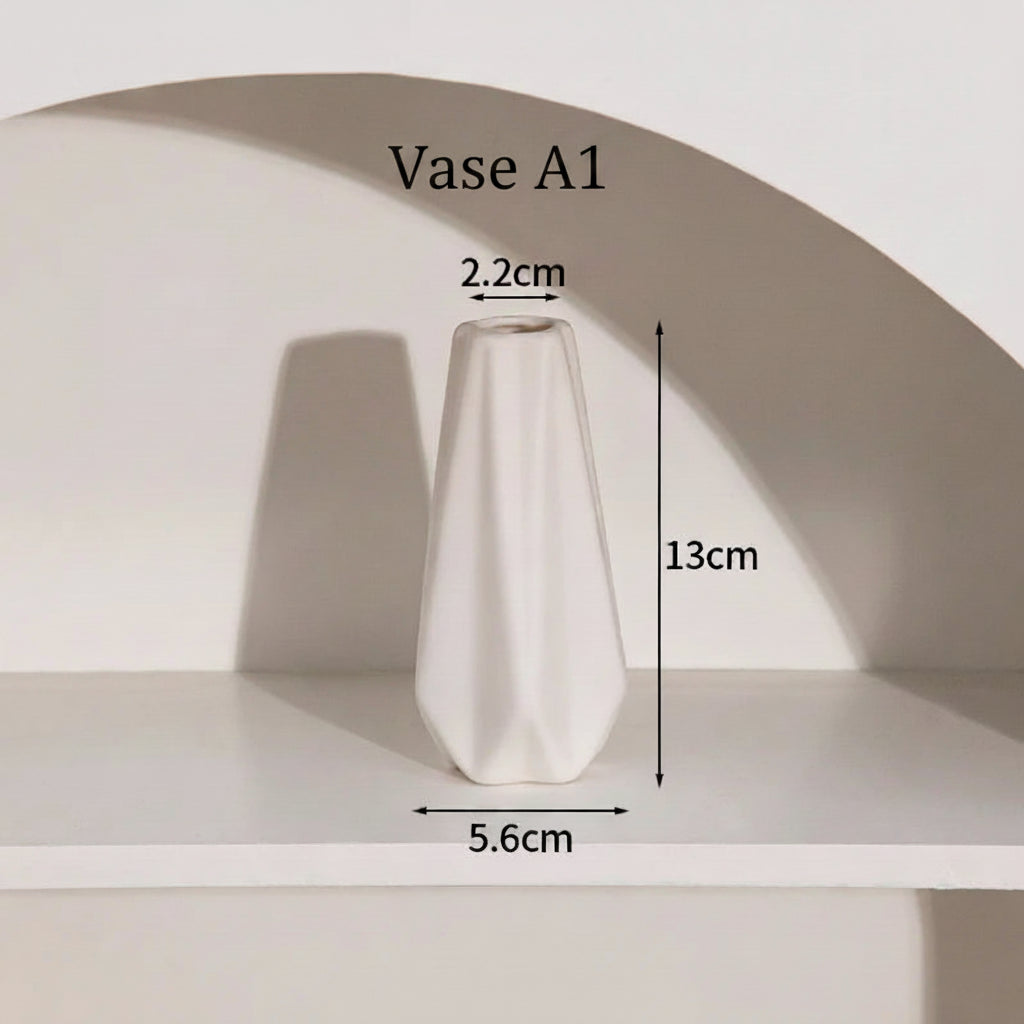 Vase Céramique Rétro – Formes rondes, âme douce