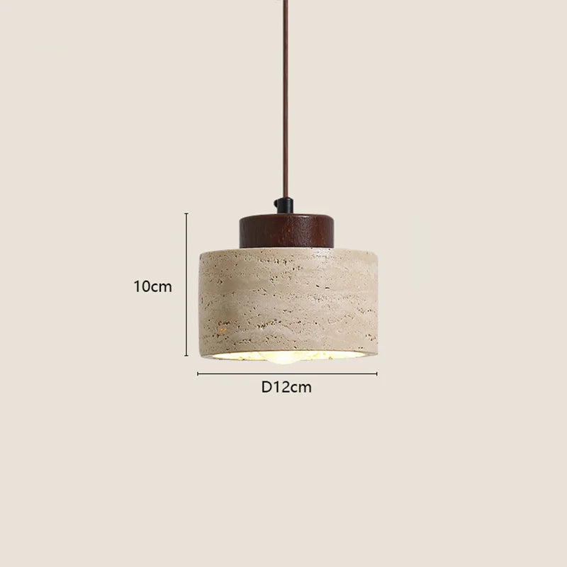 Suspension Pierre – Chaleur brute, élégance naturelle