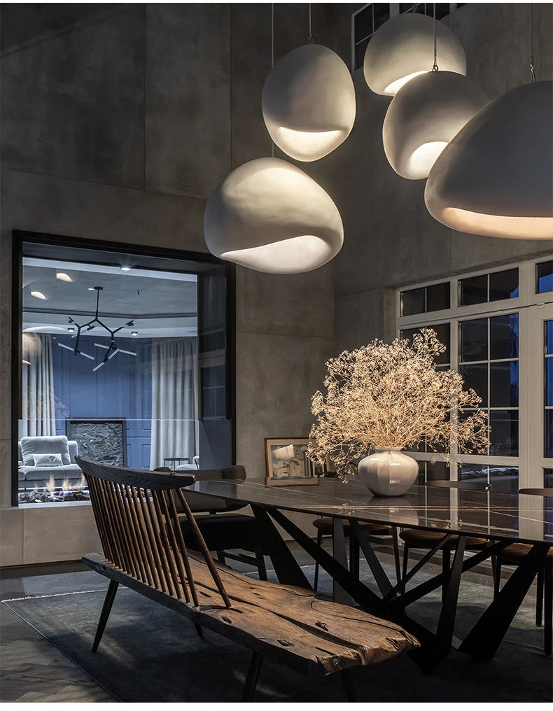Suspension Wabi – Lumière douce, âme nordique