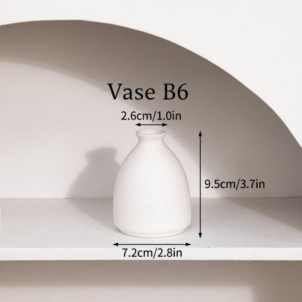 Vase Céramique Rétro – Formes rondes, âme douce