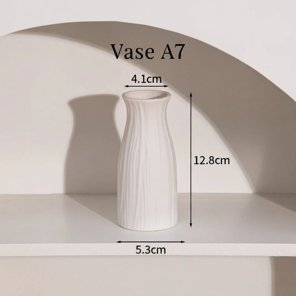 Vase Céramique Rétro – Formes rondes, âme douce