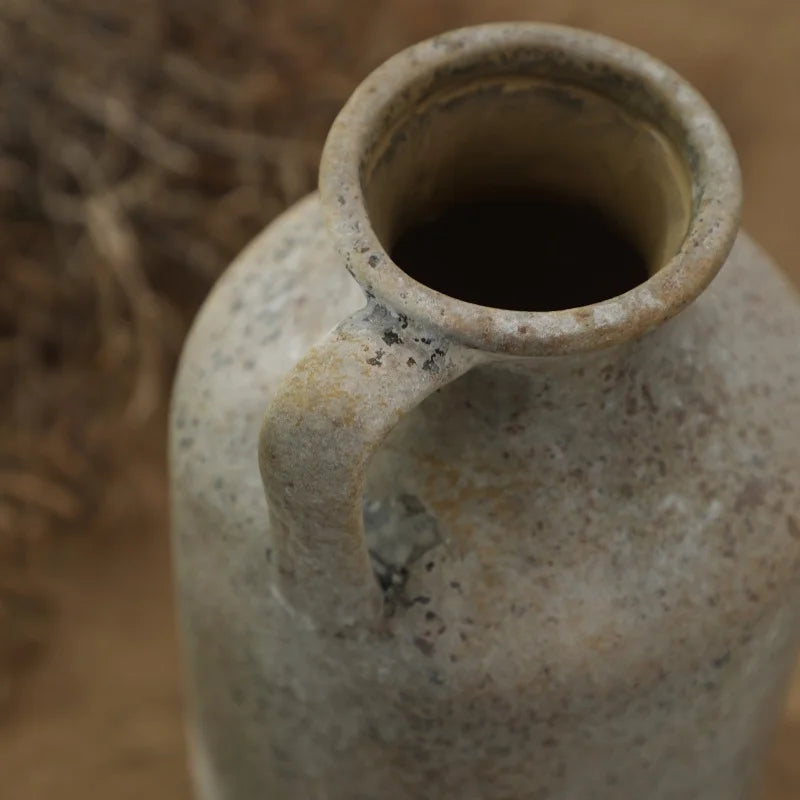 Vase Poterie Craquelée – Mémoire de la terre, beauté du temps qui passe