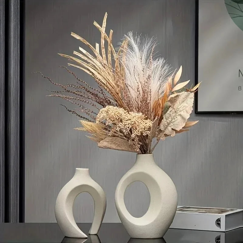 Duo de Vases Arches – Géométrie douce, élégance contemporaine
