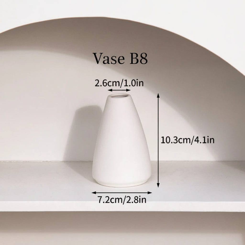 Vase Céramique Rétro – Formes rondes, âme douce