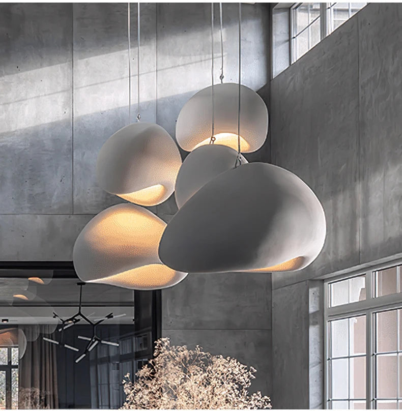 Suspension Wabi – Lumière douce, âme nordique