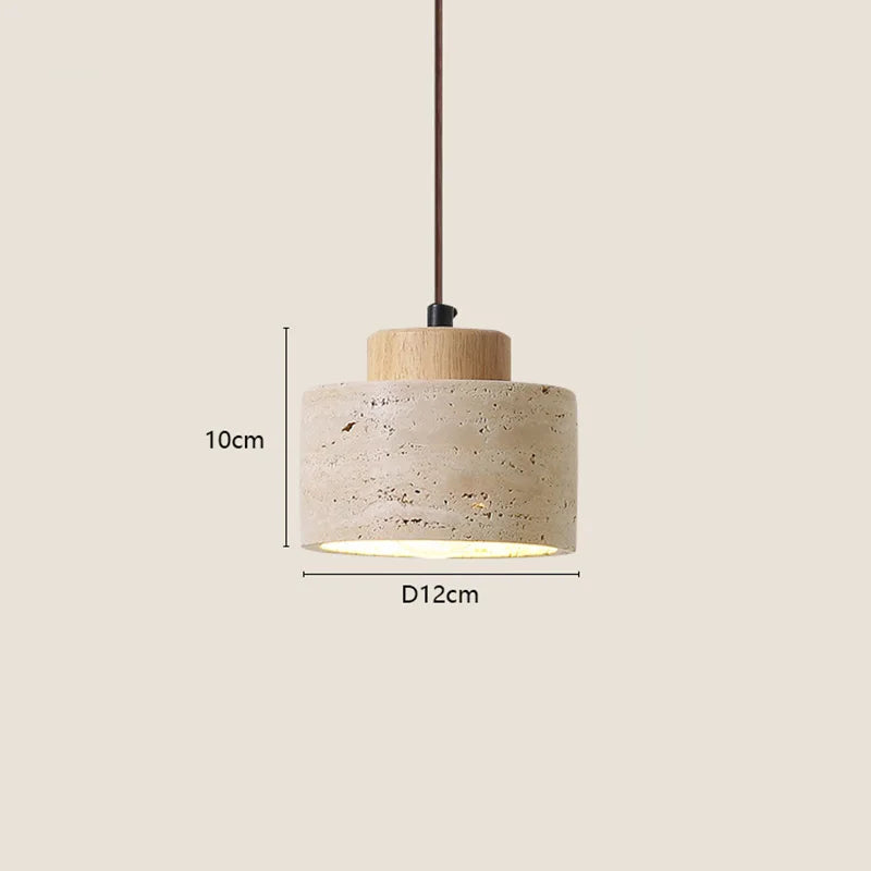Suspension Pierre – Chaleur brute, élégance naturelle