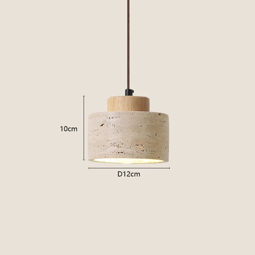 Suspension Pierre – Chaleur brute, élégance naturelle