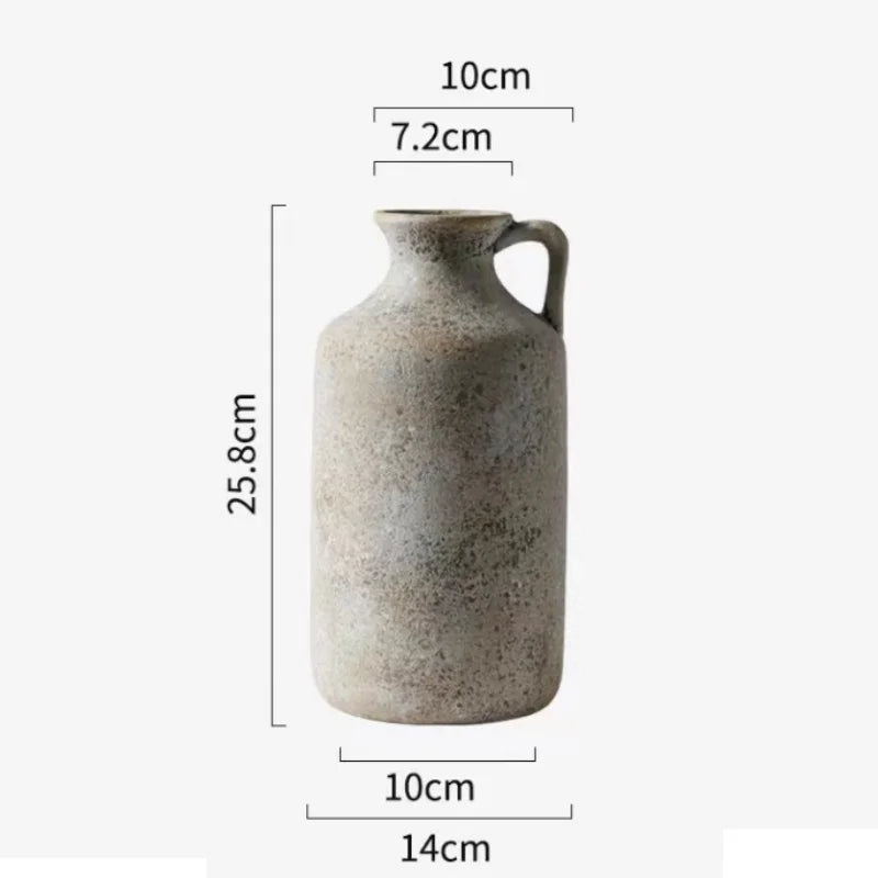Vase Poterie Craquelée – Mémoire de la terre, beauté du temps qui passe