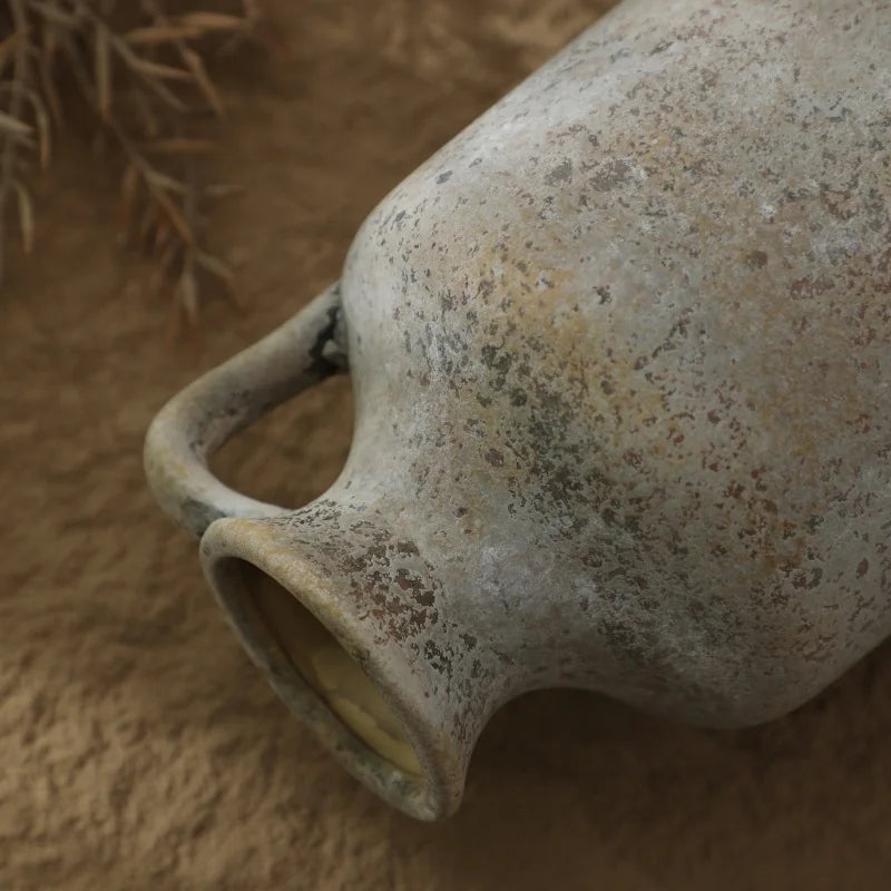 Vase Poterie Craquelée – Mémoire de la terre, beauté du temps qui passe