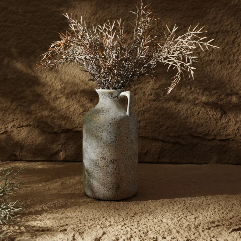 Vase Poterie Craquelée – Mémoire de la terre, beauté du temps qui passe