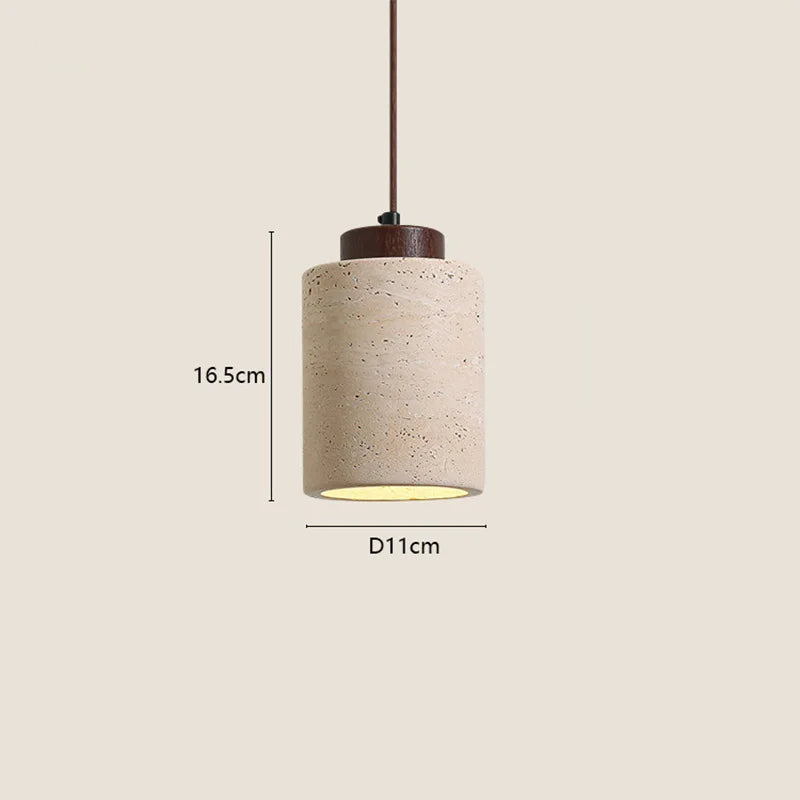 Suspension Pierre – Chaleur brute, élégance naturelle