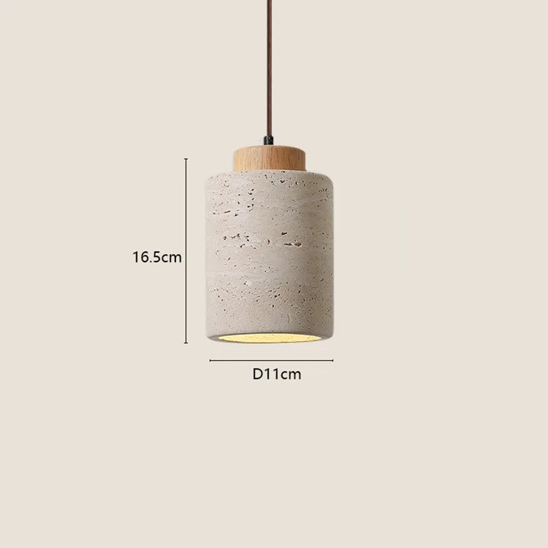 Suspension Pierre – Chaleur brute, élégance naturelle
