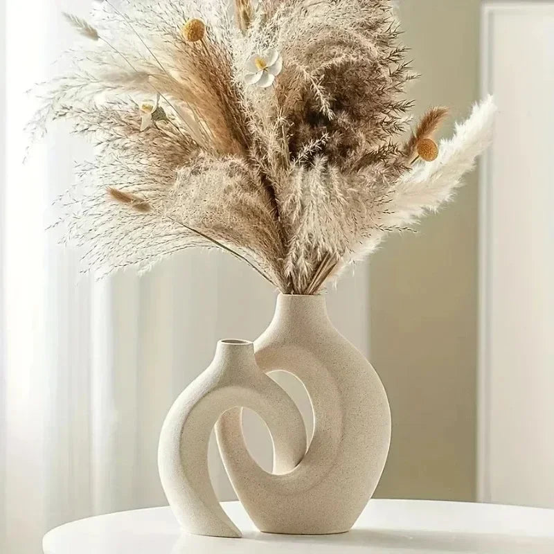 Duo de Vases Arches – Géométrie douce, élégance contemporaine